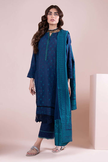 Aj21406 Blue Khaadi Online Spring Summer 2022